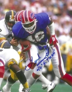 Autogramm LEONARD SMITH "Hitman" Buffalo Bills 8x10 Foto mit Echtheitszertifikat - Bild 1 von 1