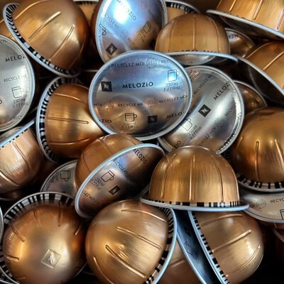 Nespresso Vertuo, Melozio, Medium Roast Coffee Pods, 50ct LOOSE/BULK