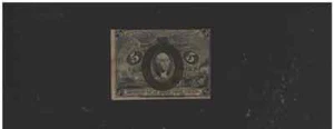 NICE FR. 1233 5 FIVE CENTS SECOND ISSUE FRACTIONAL CURRENCY NOTE NT0219 - Picture 1 of 2