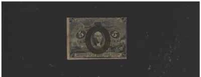 NICE FR. 1233 5 FIVE CENTS SECOND ISSUE FRACTIONAL CURRENCY NOTE NT0219 - Image 1 of 2