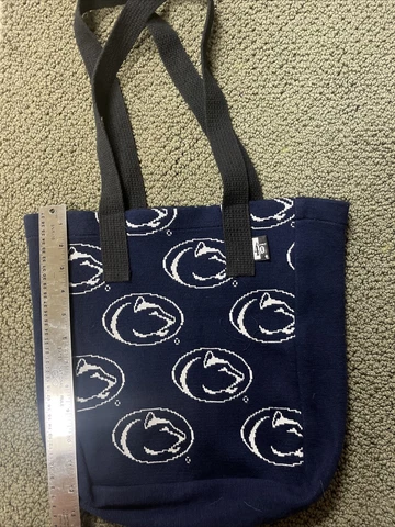Penn State Sweater Knit Tote Bag Nittany Lion Logo Point 40 Cover