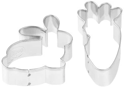 Lot de 2 emporte-pièces en Forme de Lapin et de Biscuits de la série Pâques d... - Image 1 of 2