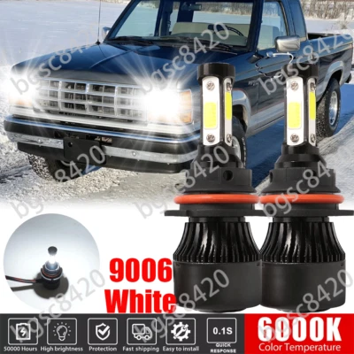 Kit de faros LED 9007 HB5 6000K blancos bombillas altas/bajas COB para Ford Ranger 1990-2011 Foto 1 de 4