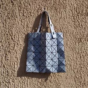 BAO BAO ISSEY MIYAKE BLUE PRISM METALLIC TOTE BAG - Picture 1 of 11