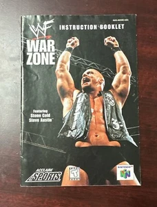 WWF War Zone (Instruction Manual Only) Nintendo 64 Authentic - Picture 1 of 1