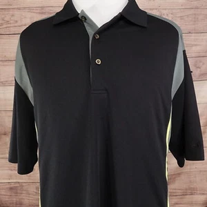 GRAND SLAM PERFORMANCE SCHWARZES GOLF-POLOSHIRT FÜR HERREN GRÖSSE XLT TALL - Bild 1 von 7