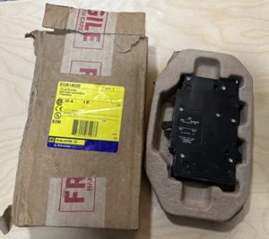 NEW SQUARE D 20 AMP BOLT-ON CIRCUIT BREAKER 1 POLE 277 VAC EGB14020 - Picture 1 of 4