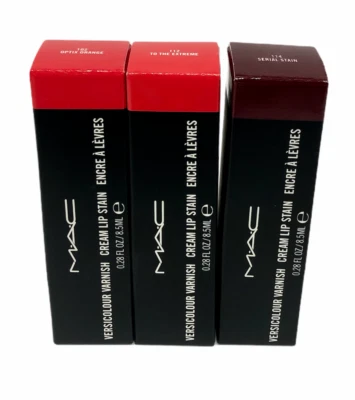 MAC Versicolor Varnish Cream Lip Stain (0.28oz/8.5mL) NEW; YOU PICK! - Image 1 of 2