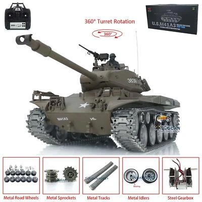 Henglong 1/16 7.0 Customized Walker Bulldog RTR RC Tank 3839 Metall Tracks Räder - Bild 1 von 4