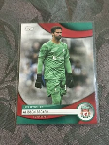 Alisson Becker Base Topps Liverpool Team Set 23/24 - Picture 1 of 1