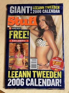 january 2006 Stuff #74 Nadine Velaquez sexy cover + Calendar + FACTORY SEALED - Picture 1 of 14