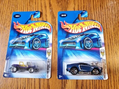 Two Hot Wheels, 2003 First Editions, 39/42, 34/42, 68 Mustang, Meyers Manx. - Image 1 of 4