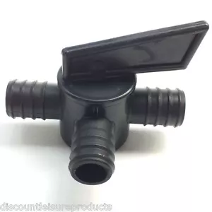 25mm 1" Flexi Hose Pipe Tap/Valve 3 WAY Flow Control - Picture 1 of 1