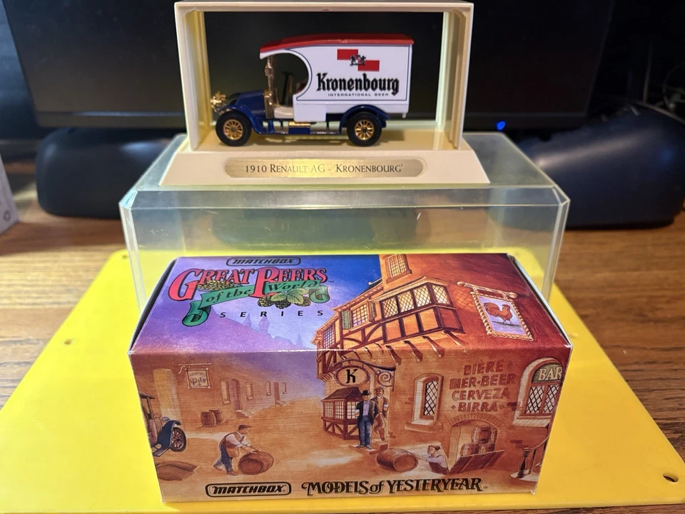 Matchbox 1910 Kronenbourg Beer Renault AG Delivery Van Models of Yesteryear - Image 1 of 4