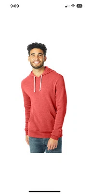 Alternative Apparel - Pullover Unisex Eco Fleece, 9595 Hoody, CHALLENGER Hoodie Foto 1 de 2