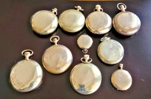 10 Vintage goldgefüllte Taschenuhrengehäuse - Keystone Fahys Wadsworth 420g - AZ12 - Bild 1 von 12