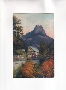 F5728) Cartolina, SPERLINGSTEIN Boemia Mittelgebirge 1916 - strada casa - Foto 1 di 2