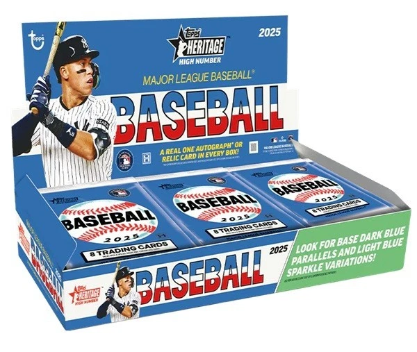 2025 Topps Heritage High Number HOBBY PACK (8 Cards) PRE-ORDER