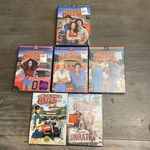 Dukes Of Hazard DVD Seasons 2-5-6-7- Beginning - Movie - 5 Are Sealed New 1 Used - Imagen 1 de 8