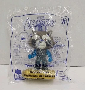 2019 McDonald's MARVEL AVENGERS ENDGAME Happy Meal Toys New Sealed #11 Rocket - Picture 1 of 3