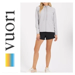 Vuori Outdoor Trainer Shell Giacca Donna Piccola Elasticizzata UPF Impermeabile Grigio - Foto 1 di 16