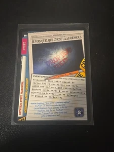 X-FILES GIOCO DI CARTE DA COLLEZIONE PROMO CARD, JE VOIS QUELQUE SCEGLI LA AU-DESSOUS! - Foto 1 di 1