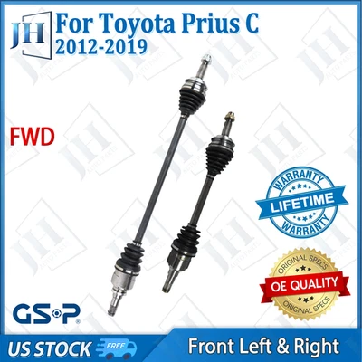 Juego de ejes CV par delantero izquierdo derecho OE para Toyota Prius C 2012-19 1,5 L tracción delantera Foto 1 de 4