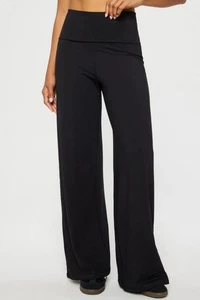 Fabletics PureLuxe Foldover Pant (Short) In Black Size XL New - Picture 1 of 5