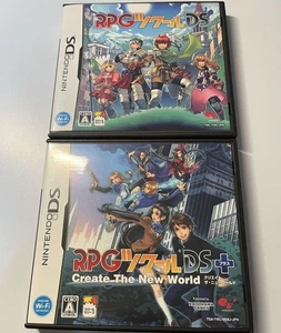 RPG Maker DS + RPG Maker DS Plus 2Games set RPG Tsukuru Nintendo DS Japan Tested - Picture 1 of 2
