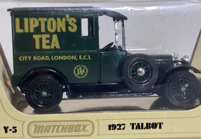Matchbox Models of Yesteryear Y-5 1927 Talbot Van Lipton’s Tea (1978) England - Image 1 of 4