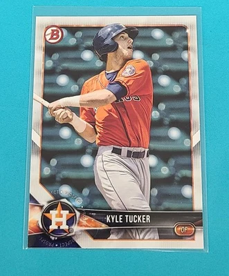 2018 Bowman Prospects   #BP55 Kyle Tucker Houston Astros Baseball Card G4 - Image 1 of 2
