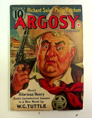 Argosy Part 4: Argosy Weekly Jul 8 1939 Vol. 291 #5 VG/FN 5.0 - Image 1 of 3
