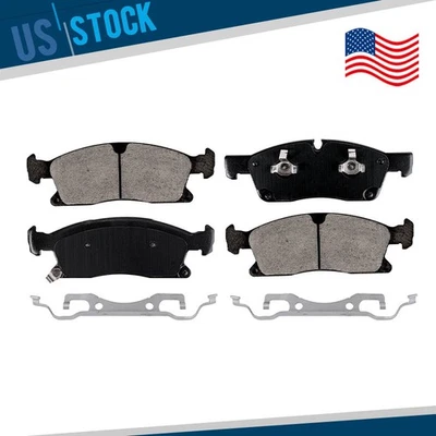 Pastillas de freno delanteras de cerámica para Dodge Durango Jeep Grand Cherokee 2011 2012-2018 Foto 1 de 4
