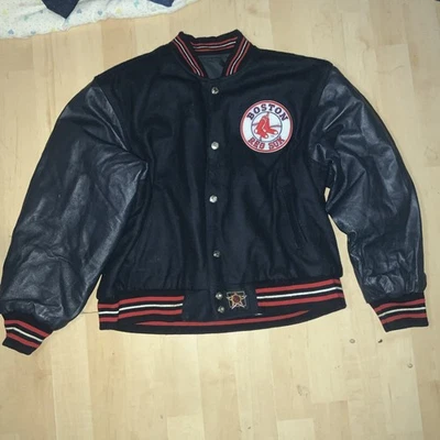 Jeff Hamilton JH Designs Red Sox Boston Jacket Made In Korea 2x Kids - Image 1 of 4