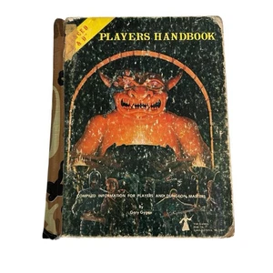 Advanced Dungeons and Dragons Players Handbook 1978 6th Printing Jan 1980 - Imagen 1 de 14