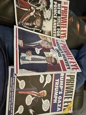 Private Eye Magazines X 3 - Image 1 of 4