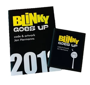 Blinky Goes Up Atari 2600 Homebrew Game - Cartridge & Manual - Bild 1 von 5