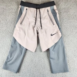 Pantalone da corsa Nike uomo Tech 3/4 blu grigio taglia media elasticizzato - Foto 1 di 7