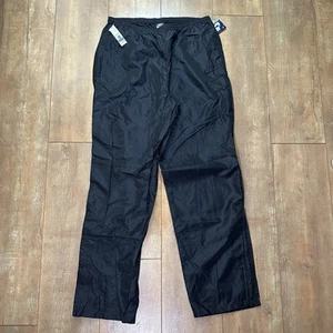 Pantalones deportivos Nike vintage para hombre XL negros cortavientos años 80 nuevos con etiquetas - Imagen 1 de 7