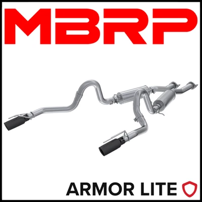 Sistema de escape trasero Cat MBRP Armor Lite 2,5" para Ford Mustang 1999-2004 4,6 L Foto 1 de 4