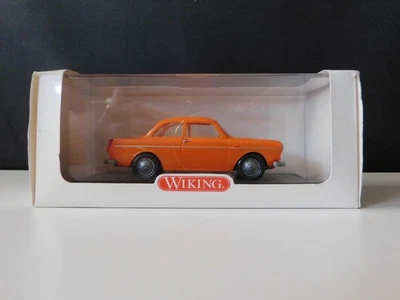 Wiking Modellauto 1:40, VW 1600 Limousine, orange, Zubehör, OVP - Bild 1 von 3