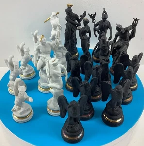 Franklin Mint Chess Set of the Gods Replacement Pieces - Picture 1 of 96