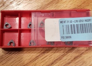 Cantidad: 8 insertos de taladro de carburo WCMT21.52-LX6 UD52 - Imagen 1 de 1