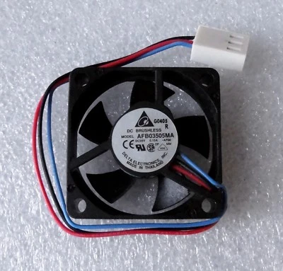 Delta 35mm x 10mm Fan 5V DC 3 Pin Connector 35x10mm Made in Thailand AFB03505MA - Image 1 of 2