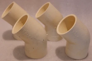 Charlotte CTS2309 - 2" x 2" CTS CPVC Flowguard Gold 45 Grad Ellenbogen - Menge 4 - Bild 1 von 3