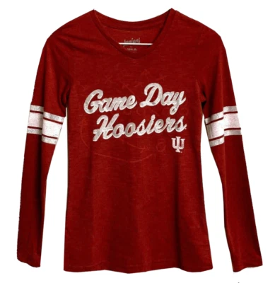 Indiana Hoosiers Womans Juniors Gen 2 Shirt Size XS 0/1 NWT - Image 1 of 4