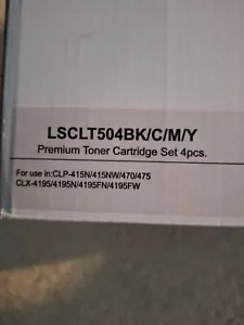 Toner Cartridge LSCLT504 Cyan/Yellow/Magenta for Samsung Laser Printers - Picture 1 of 2