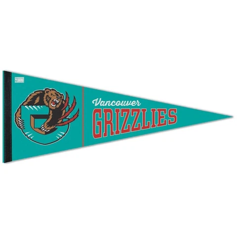 MEMPHIS GRIZZLIES NBA RETRL HARDWOOD CLASSIC  12"X30" PREMIUM QUALITY PENNANT Cover