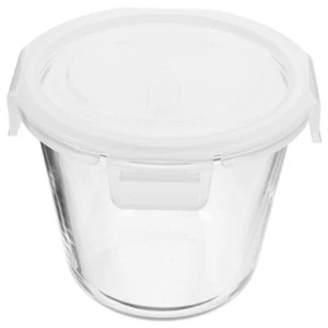 Lunch Box Crisper Vegetable Bowl Glass Mixing Bowls with Lids Man - Picture 1 of 12