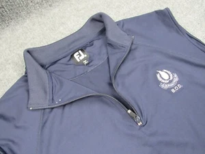Footjoy Weste Herren Extra Large Navy Blau Trikot Golf 1/4 Zip Performance Stretch - Bild 1 von 8